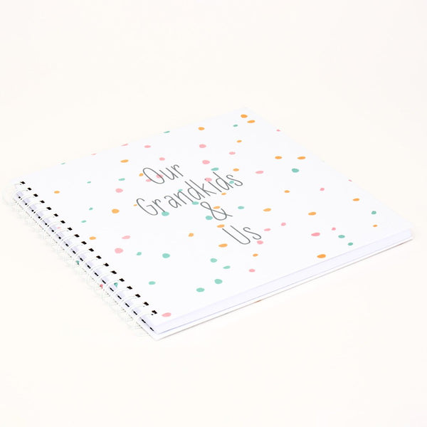 Personalised Memory book with the words " Our grandkids and Us"