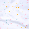 Close up of Bespoke Baby Box pattern in neutral pastel colours 